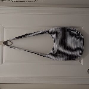 Ardene Blue and White Cross Body Bag.